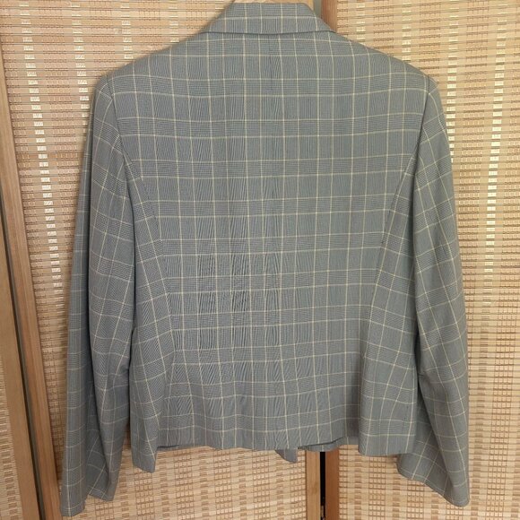 Grey Vintage Plaid Blazer - Picture 7 of 10